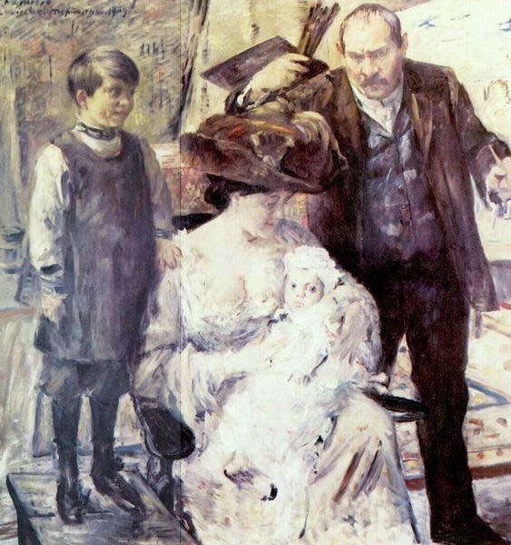 Lovis Corinth The Artist and His Family France oil painting art